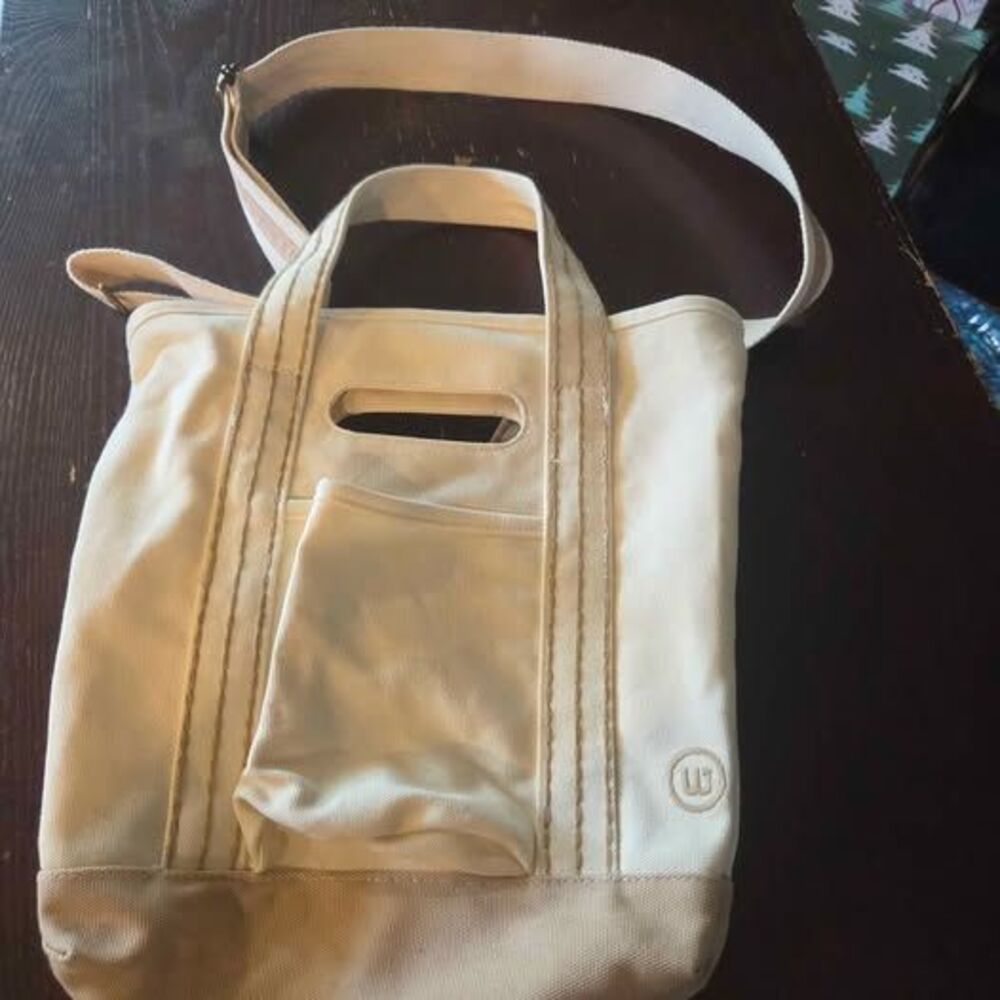 Wantable Canvas Crossbody Tote Bag
